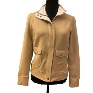 Lauren Active Ralph Lauren Khaki Lightweight Cotton Full Zip Jacket Sz S
